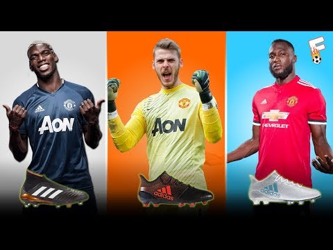 Manchester United Football Boots 2017-2018 ⚽ Manchester United Cleat LineUp ⚽ FOOTCHAMPION Video