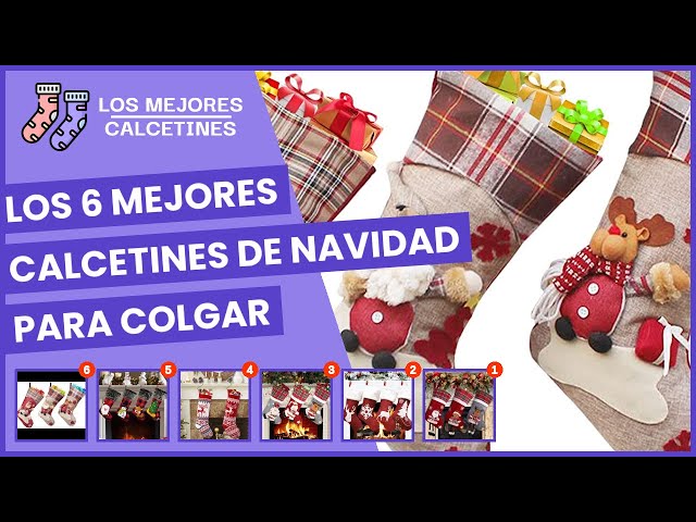 Vídeo relacionado con JynxtoyZeal Medias de Navidad, 4pcs Medias de Navidad de Papá Noel, Calcetines Navidad Decoración para Colgar,Medias de Navidad Bolsas de Regalo