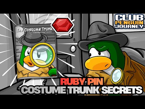 RUBY AND THE RUBY STAGE SECRETS! 💎🎭 PIN & CATALOG SECRETS| Club Penguin Journey