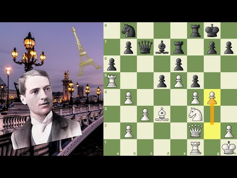 Estou na França né? Vou jogar a DEFESA FRANCESA! || Harry Nelson Pillsbury x Geza Maroczy (1900)