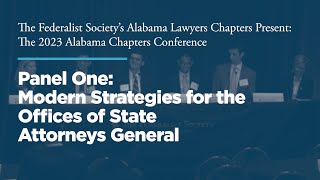 Click to play: Panel One: Modern Strategies for the Offices of State Attorneys General