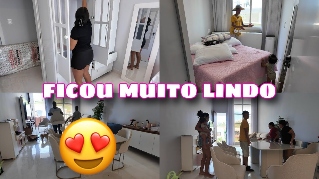 NOSSA MESA GIGANTE DE 8 LUGARES CHEGOU | ELA E LINDA 😍🥹DEIXANDO TUDO PRONTO PARA AS VISITAS | Dani