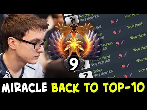 Miracle BACK TO TOP-10 Rank — 100% WINRATE SPAMMING NEW HERO