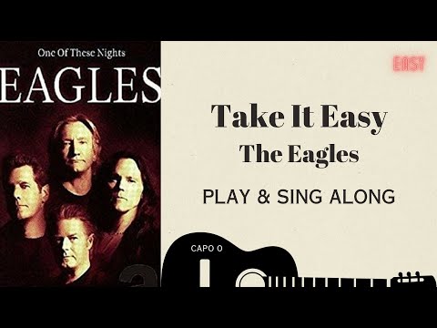 Take It Easy   The Eagles   sing & play along with Intro tabs chords lyrics for guitar & Karaoke
