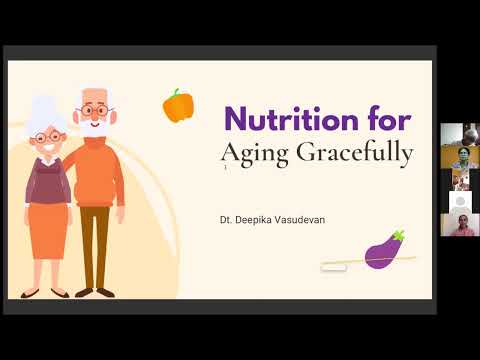 Nutrition and Ageing Gracefully  - A Webinar by RRTC Age Care (NMT) and NISD