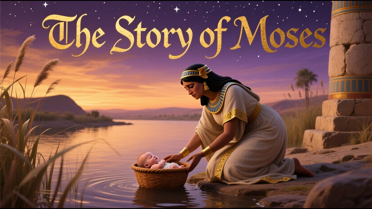 Pharaoh’s Daughter Finds Moses 👑 | Bible Story Animation