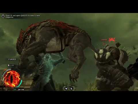 LEGENDARY ORC scared of a GRAUG? (Middle-Earth: Shadow of War)