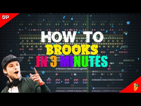 HOW TO BROOKS STYLE IN UNDER 3 MINUTES - FL STUDIO 20 TUTORIAL