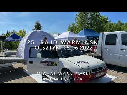 25. Rajd Warmiński 2022 OS4 Mątki 2 - podbija, M. Waśniewski / A. Łęczycki, Opel Astra GSI