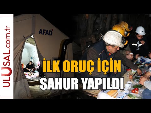 İlk oruç için sahura kalkıldı