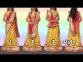 How to Wear Lehenga with Different Style of Dupatta Draping