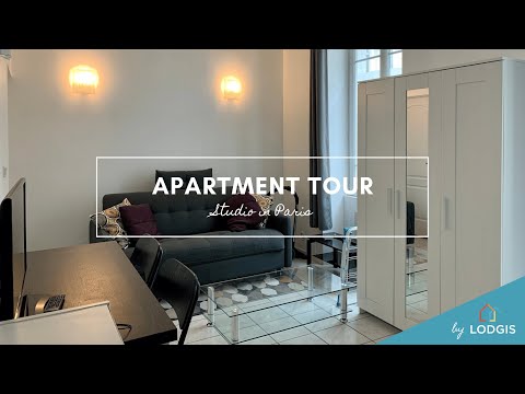 Apartment Tour // Furnished  20m2 in Paris – Ref : 1186653