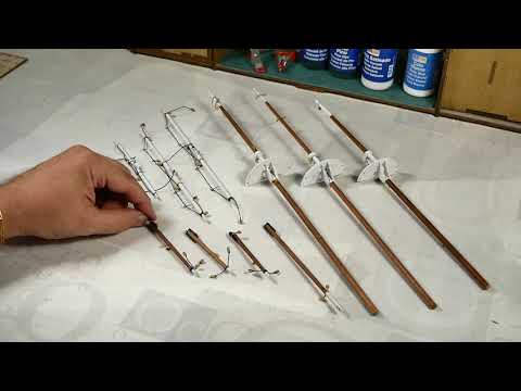 DECK 59- How to make the masts 7. ENDURANCE - Naval Modeling - Craftwork