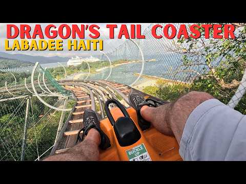 🎢 Dragon’s Tail Coaster POV Ride | Labadee Haiti (Royal Caribbean Private Island) 🌴