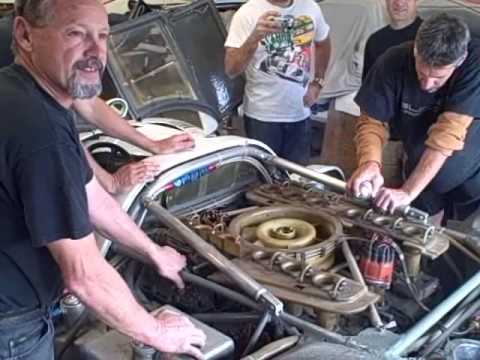 917 engine starting - 1st time in 30 years