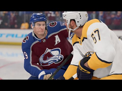 Colorado Avalanche vs Nashville Predators - NHL Playoffs 5/3/2022 Full Game 1 Highlights - NHL 22