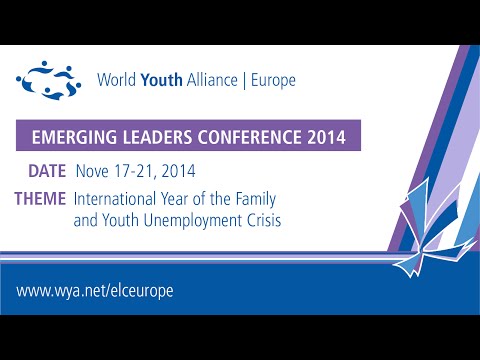 Europe ELC 2014: International Year of the Family and Youth Unemployment Crisis