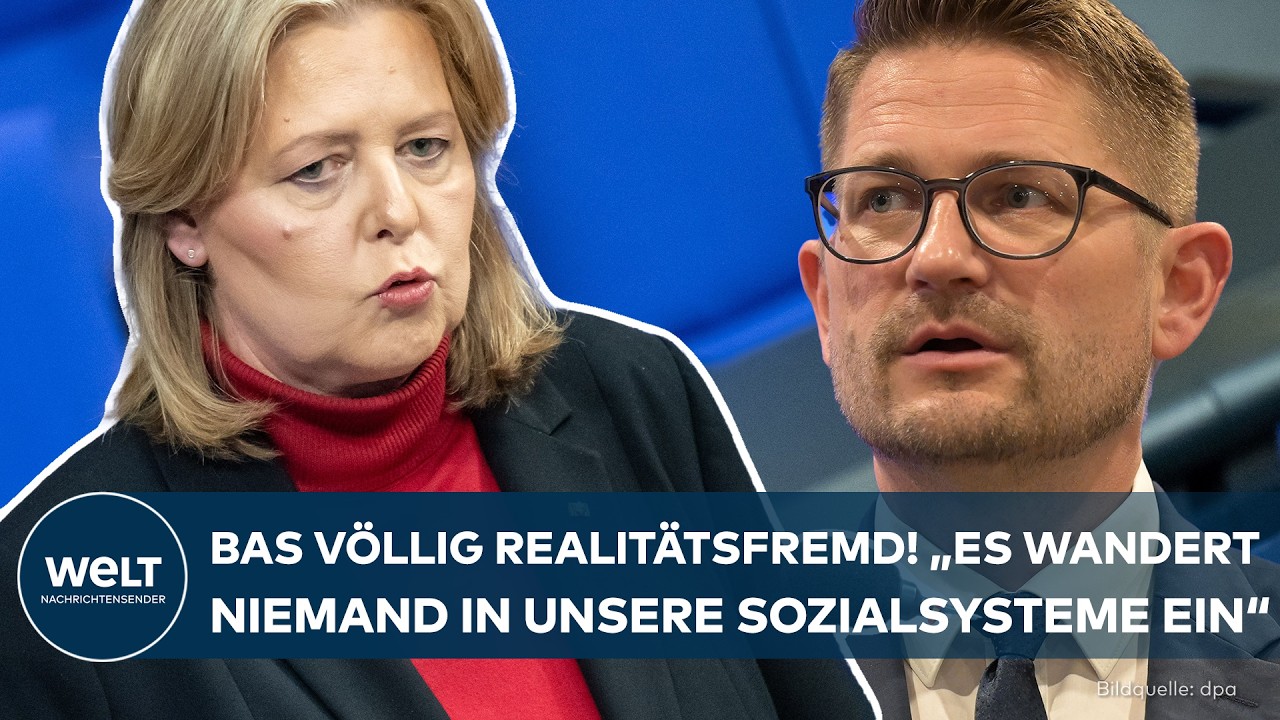 NACH AFD-FRAGE: Bas mit realitätsfremder Aussage! „Es wandert niemand in unsere Sozialsysteme ein“