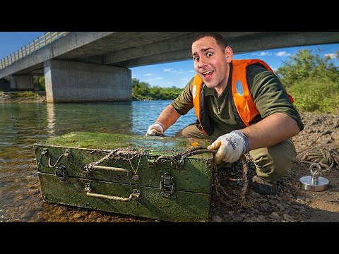 NAŠLI SMO 10KG TEŽAK SANDUK ZAKLJUČAN ISPOD MOSTA