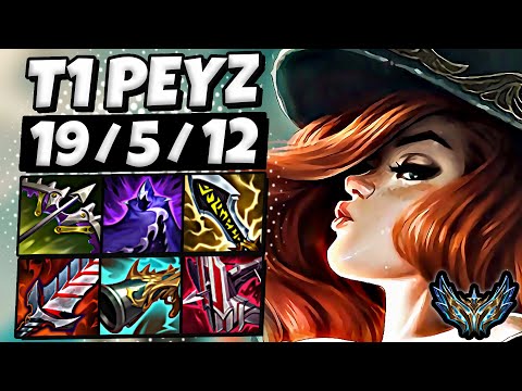 T1 Peyz Miss Fortune vs Varus [ ADC ] Korea Challenger 1569 LP | Patch 26.2