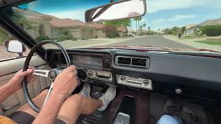 1969 Buick GS400 Convertible Driving POV