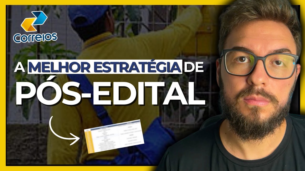 O que eu faria HOJE pra passar no CONCURSO dos CORREIOS | Estratégia pós-edital para qualquer pessoa