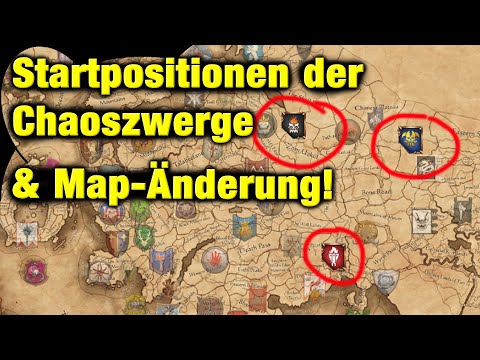 Startpositionen der Chaoszwerge enthüllt! & ein neuer Fluss! Total War: Warhammer 3