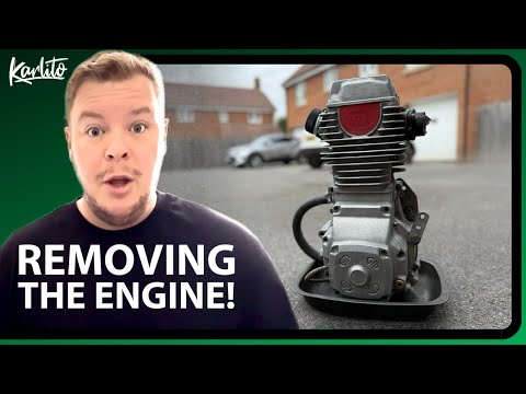 REMOVING A SPEEDWAY ENGINE FOR THE FIRST TIME! MY FIRST SPEEDWAY BIKE - EPISODE 006