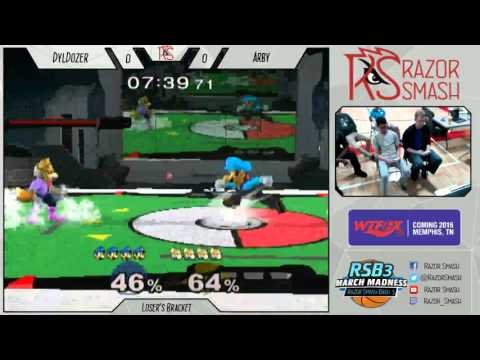 RSB3 Melee Loser's Semi-Finals - DylDozer (Luigi) vs. Arby (Marth, Fox)