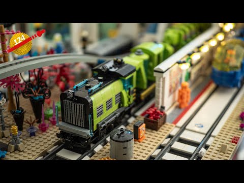 Waggons für den kleinen grünen Zug - Lego Space City (124)