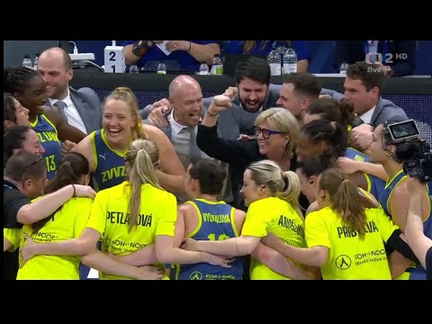 ZVVZ USK Praha VS Mersin 66:53 - vítězky Euroligy 2025