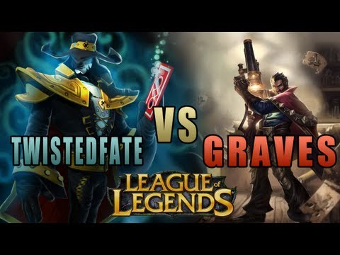 League of Legends - 1v1 Mid SONG - Twisted Fate vs Graves [Epic Rap Battles of History Parody]