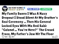 My Family Swore I Was A Navy Dropout I Stood Silent At My Brother S Seal Ceremony Then His General