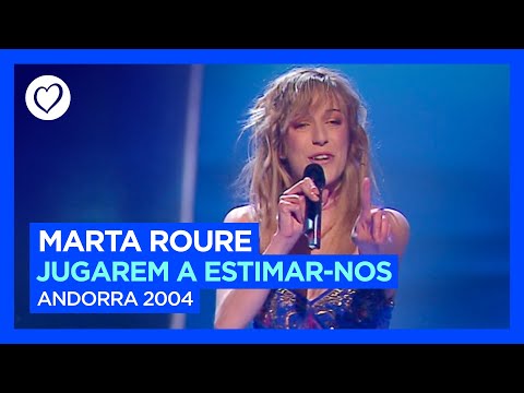 Marta Roure - Jugarem a Estimar-nos (LIVE) | Andorra 🇦🇩 | Semi-Final | Eurovision 2004