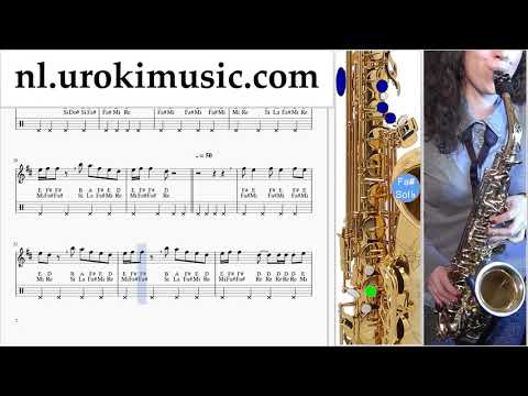 Saxofoon Leren Spelen (Alt) Marshmello ft. Bastille - Happier Tablatura um-i799