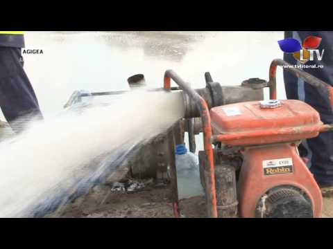 S-a oprit apa pe varianta Agigea - Techirghiol - Litoral TV