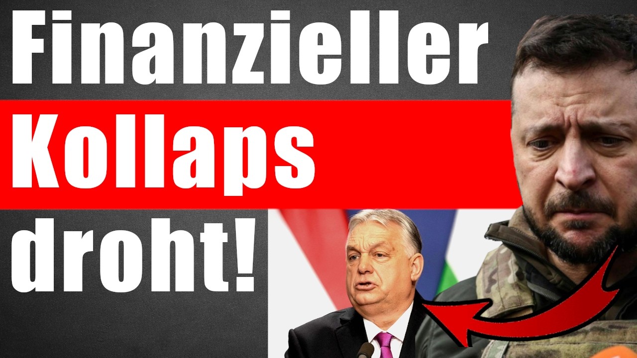 EXPLOSIV: Ukraine wegen Ungarn-Veto am Rande des Finanzkollapses