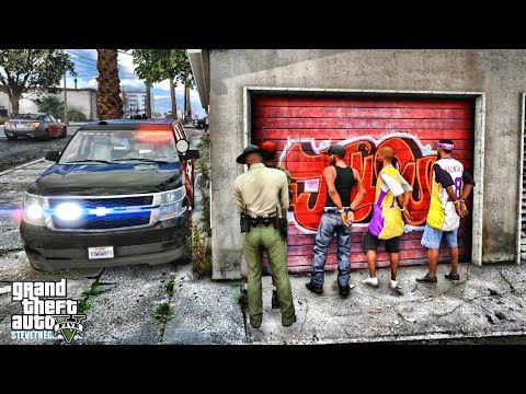 GTA 5 MODS LSPDFR 0.4 - GANG UNIT PATROL!!! (GTA 5 REAL LIFE PC MOD)