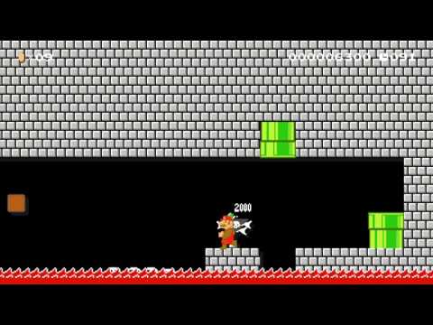 Bowser's Castle Inferior by Sam - SUPER MARIO MAKER - No Commentary 1AG