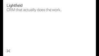 Lightfield platform overview