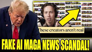 Fake MAGA AI News Slopaganda Channels Exposed in MASSIVE Scandal!