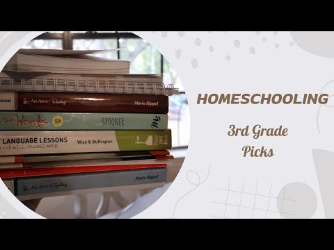 Homeschool 3rd grade pick's for 2023-2024
