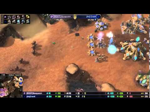SC2 Sasquatch vs CranK Game 1 Group Stage Starbow Invitational Starcraft 2
