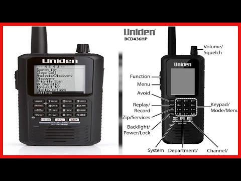 Uniden BCD436HP HomePatrol Series Digital Handheld Scanner