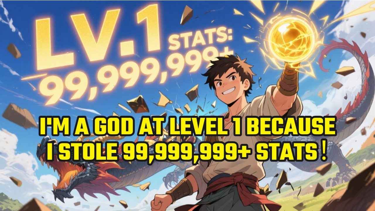 (FULL)I'm A GOD At Level 1 Because I Stole 99,999,999+ Stats！