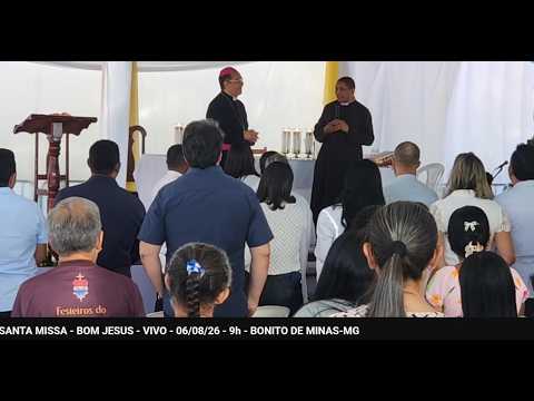SANTA MISSA - BOM JESUS - VIVO - 06/08/26 - 9h - BONITO DE MINAS-MG - TV CORREIO DO VALE