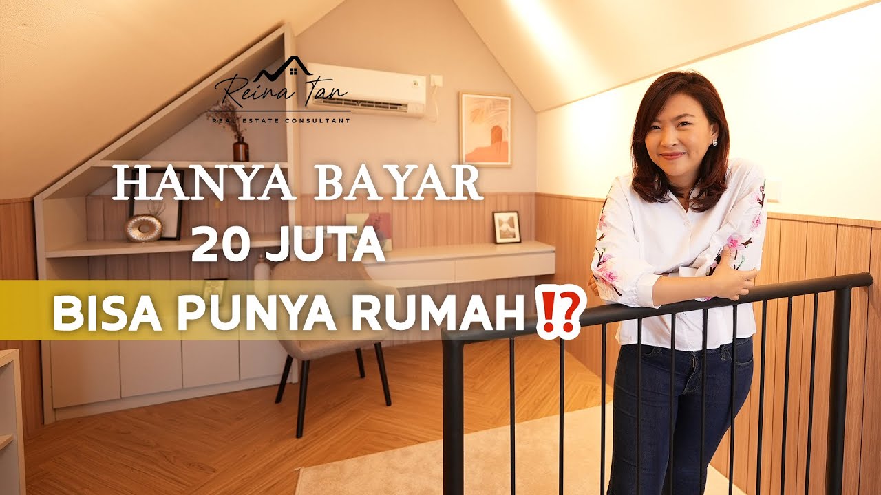 Rumah 2lt + attic 5x15 75m 4+1KT cluster Mahakam JGC jakarta garden city cakung