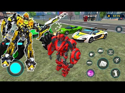 Optimus Prime Multiple Transformation Jet  Robot Car Games Unlocked Level 1 2 - Android Gameplay FHD