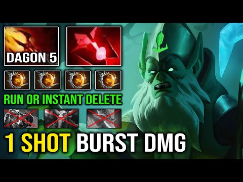 Run Away If You See Necrophos with Dagon 5 or Get 1 Shot | Instant Delete 11K MMR Necrophos Dota 2