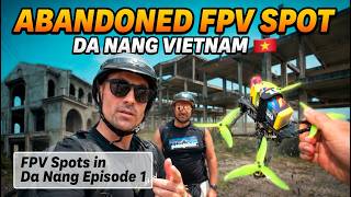 Abandoned FPV Drone Spot in Da Nang Vietnam 🇻🇳 (Cinewhoop + Freestyle + Crash) Episode 1